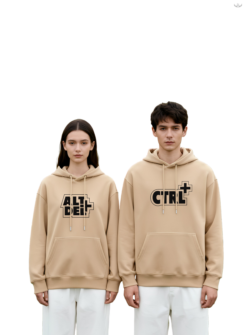 Cozy Ctrl+Alt+Delete Heavyweight Fleece Oversized Couple Hoodie