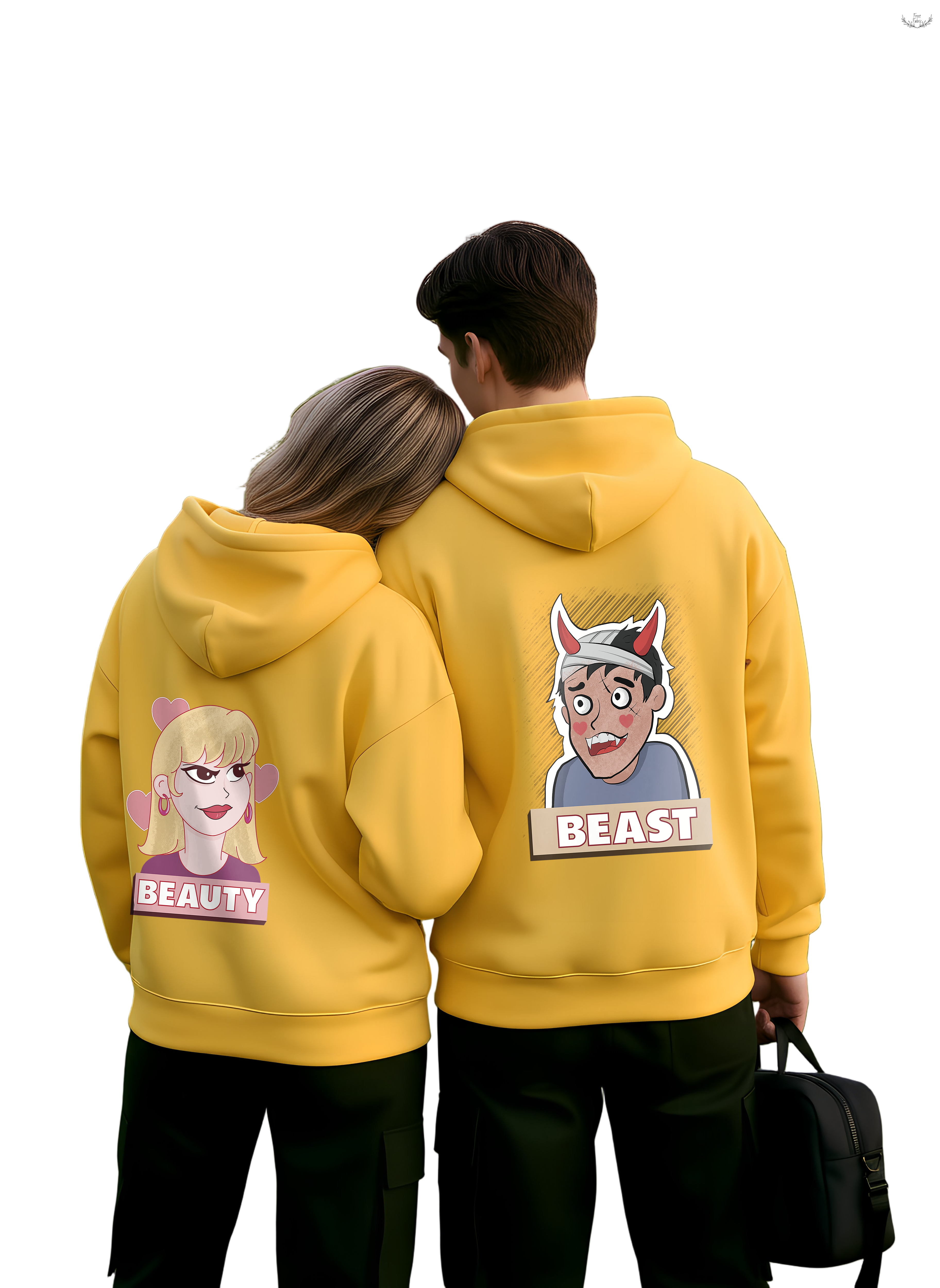 Cozy Oversized Couple Hoodie: Heavyweight Fleece for Ultimate Winter Comfort