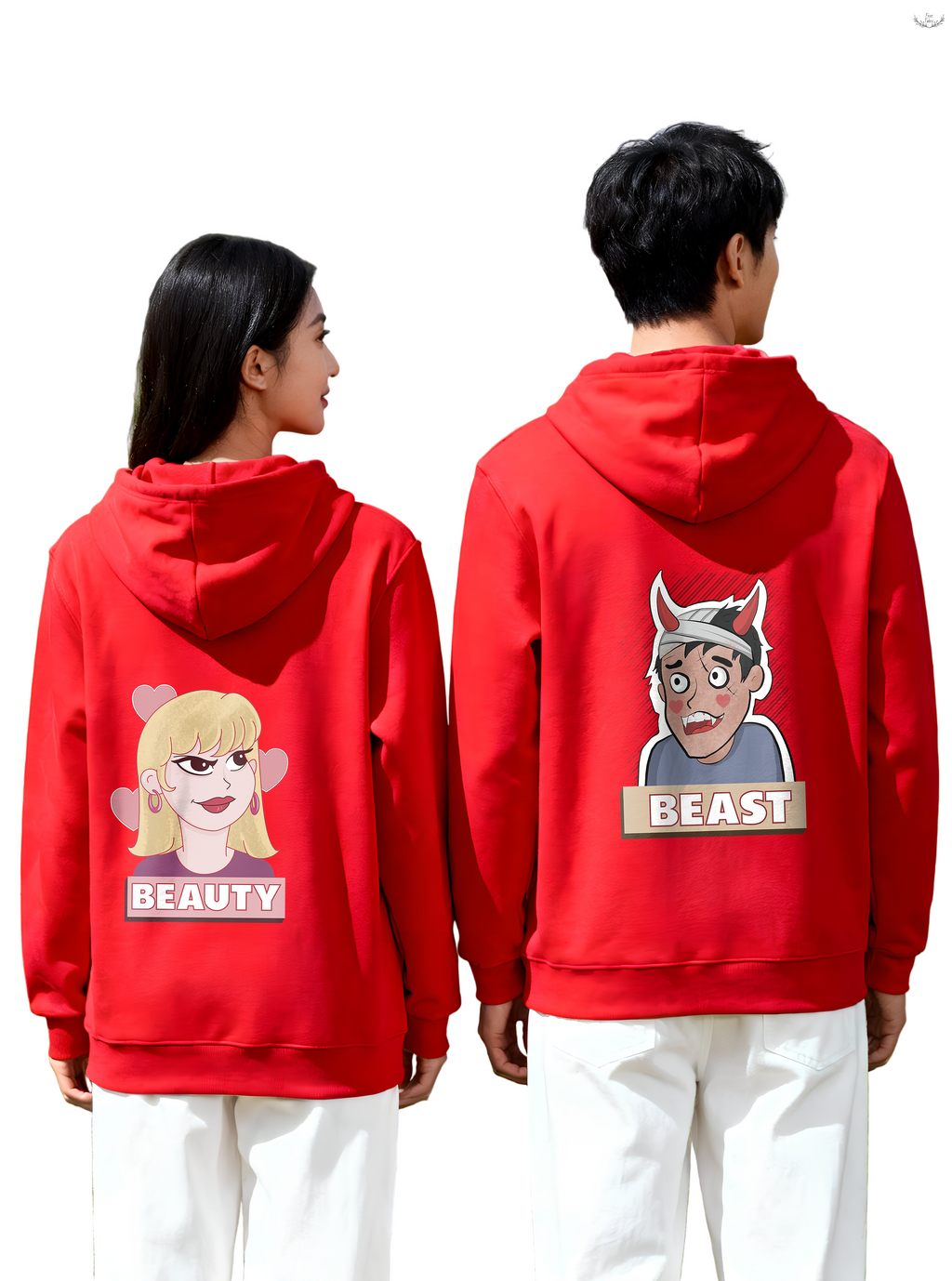 Cozy Oversized Couple Hoodie: Heavyweight Fleece for Ultimate Winter Comfort