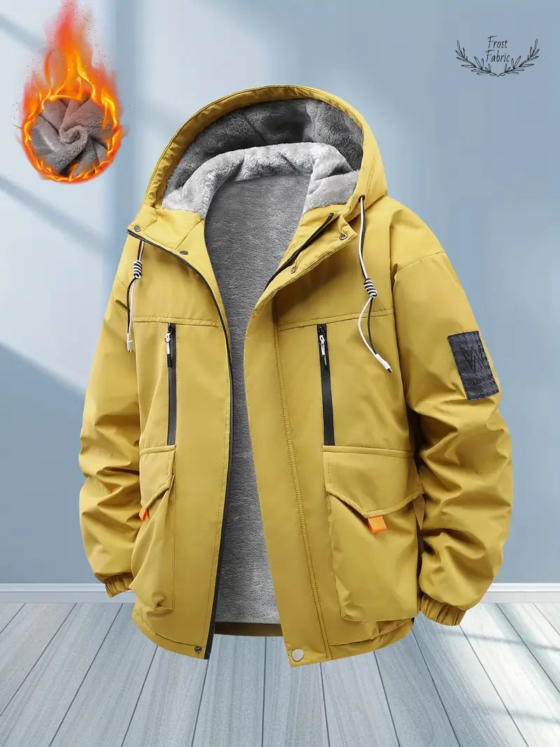 Exclusive UltraWarm Fleece-Lined Winter Hooded Jacket for Extreme Cold