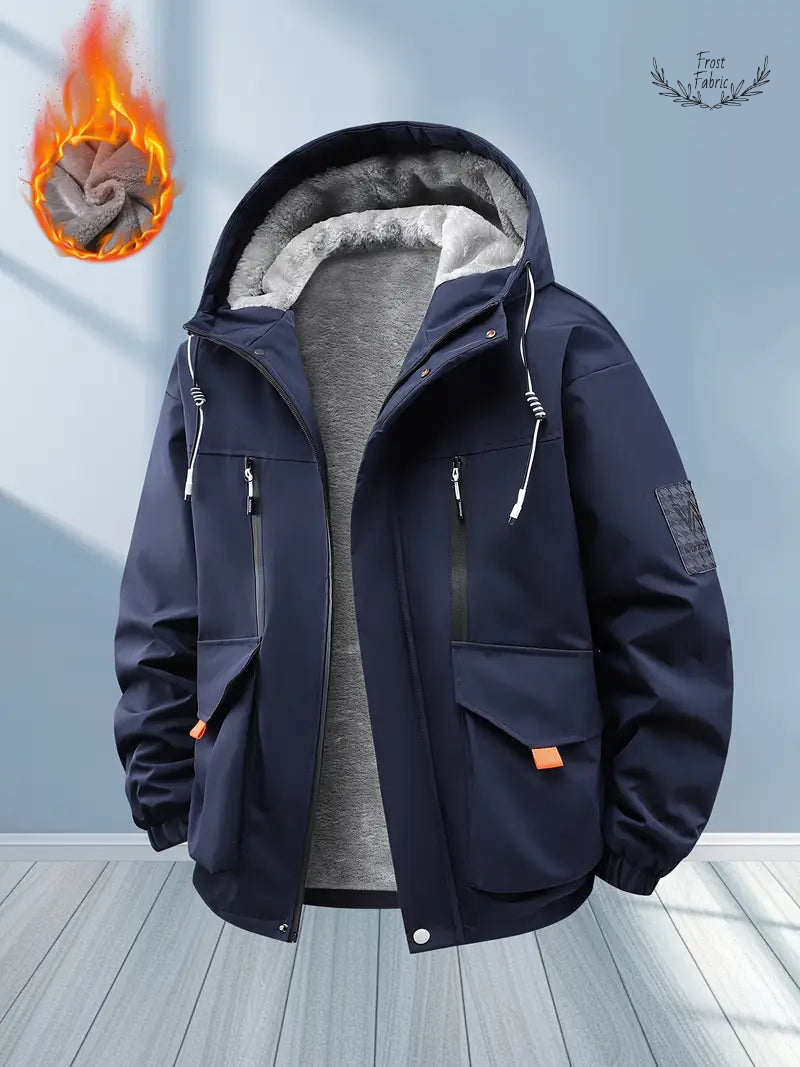 Exclusive UltraWarm Fleece-Lined Winter Hooded Jacket for Extreme Cold