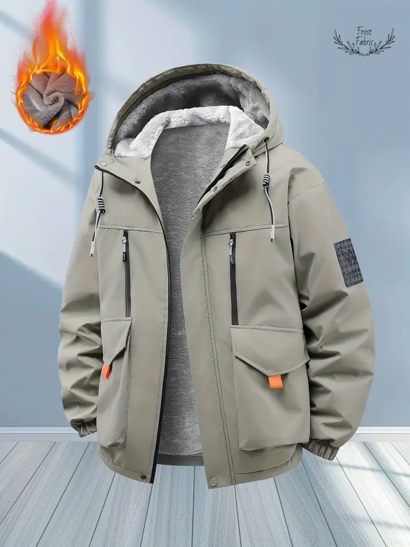 Exclusive UltraWarm Fleece-Lined Winter Hooded Jacket for Extreme Cold