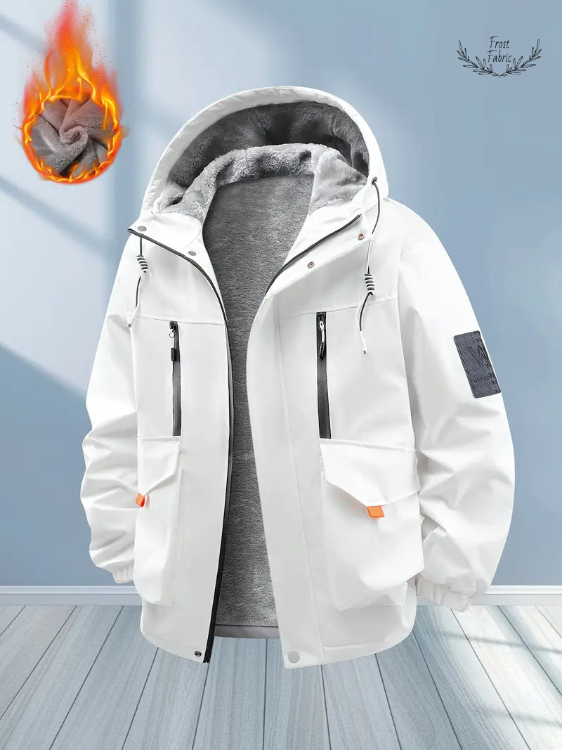 Exclusive UltraWarm Fleece-Lined Winter Hooded Jacket for Extreme Cold