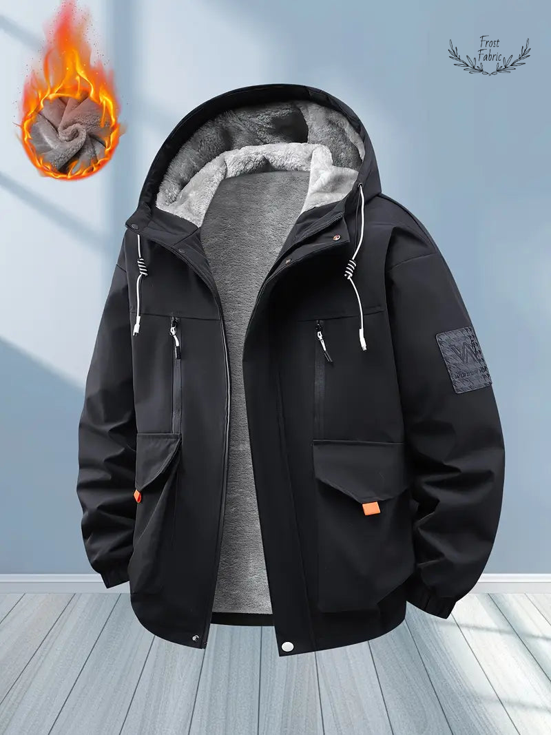 Exclusive UltraWarm Fleece-Lined Winter Hooded Jacket for Extreme Cold