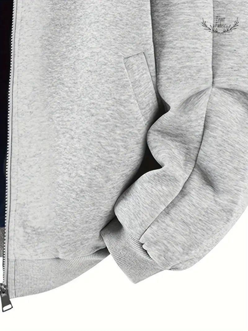 Jaktron Premium Oversized Zip-Up Hoodie Jacket for Streetwear & Winter Comfort