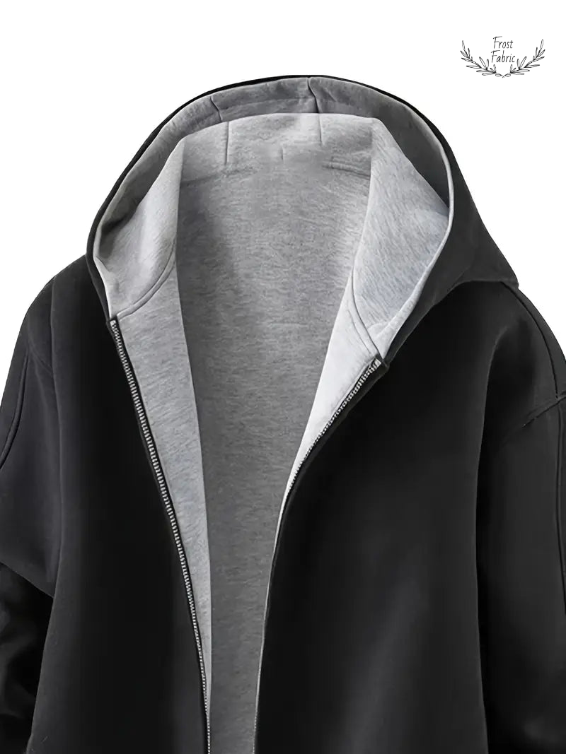 Jaktron Premium Oversized Zip-Up Hoodie Jacket for Streetwear & Winter Comfort