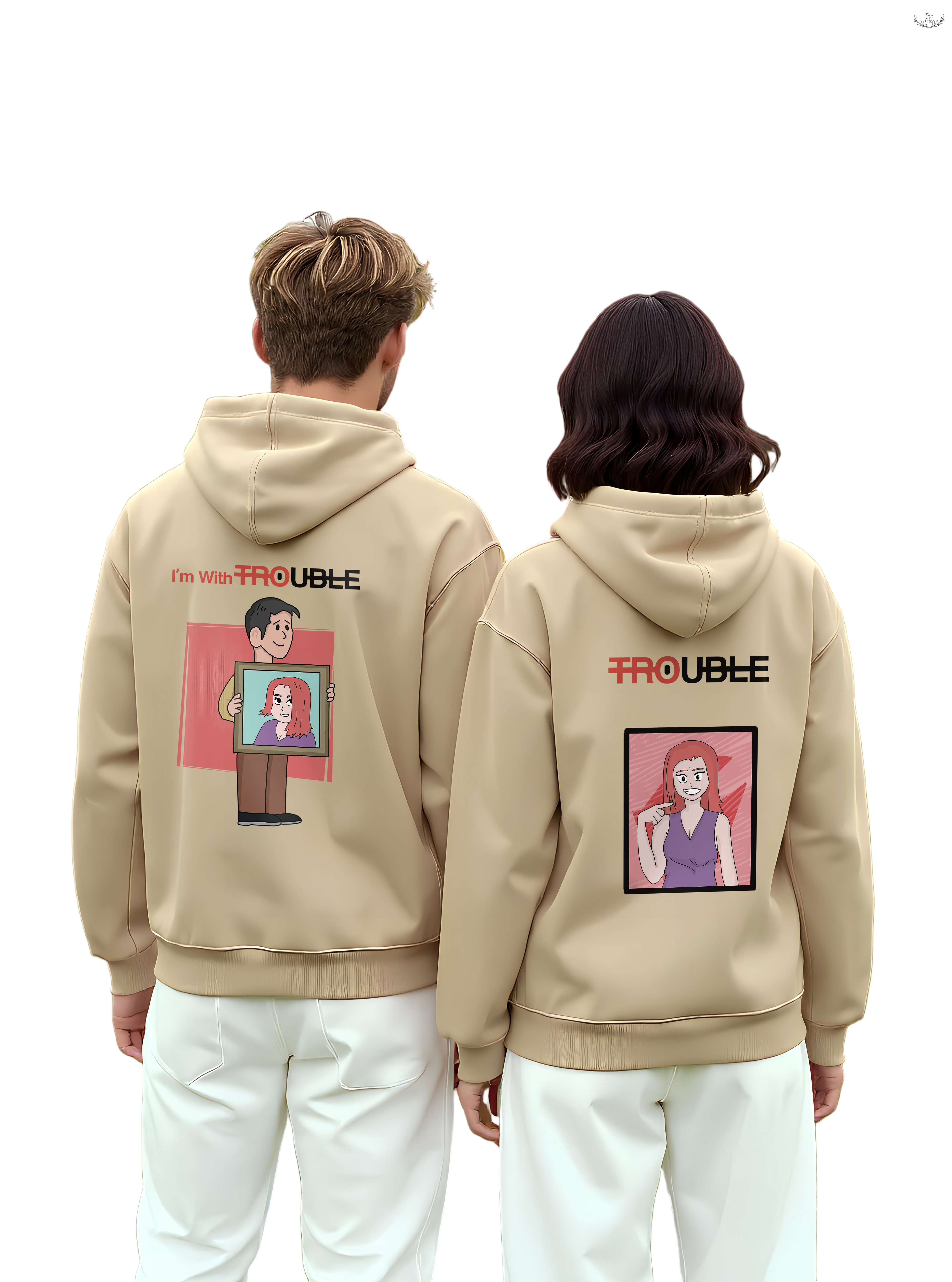 Luxurious Oversized Cotton Couple Hoodie: Warm, Durable, Stylish for Any Season