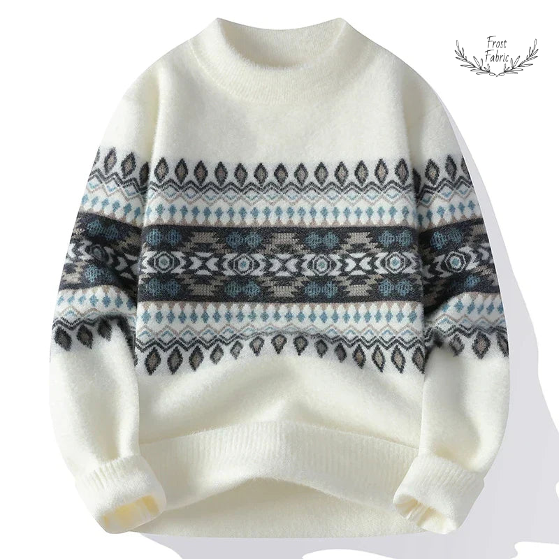Menizen Warm Knitted Winter Sweater for Men - Soft, Cozy, Stylish