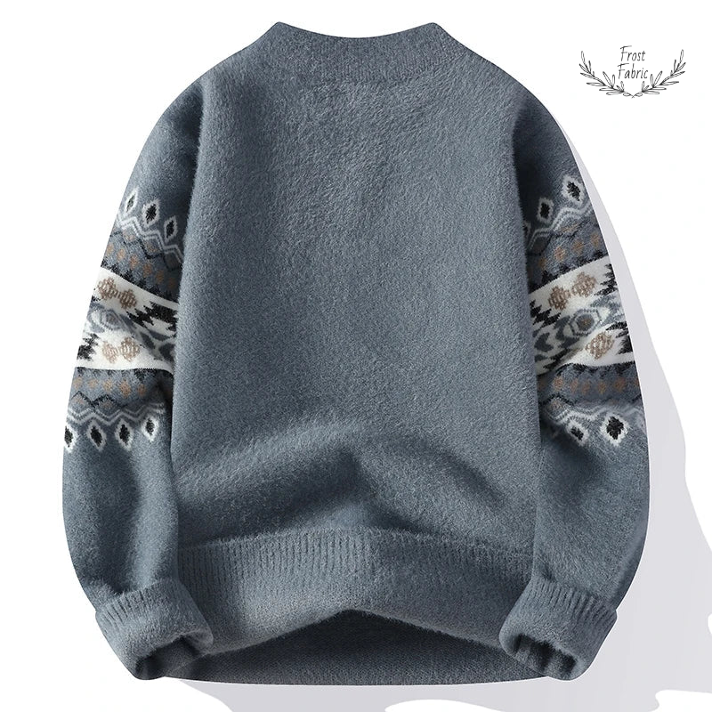 Menizen Warm Knitted Winter Sweater for Men - Soft, Cozy, Stylish