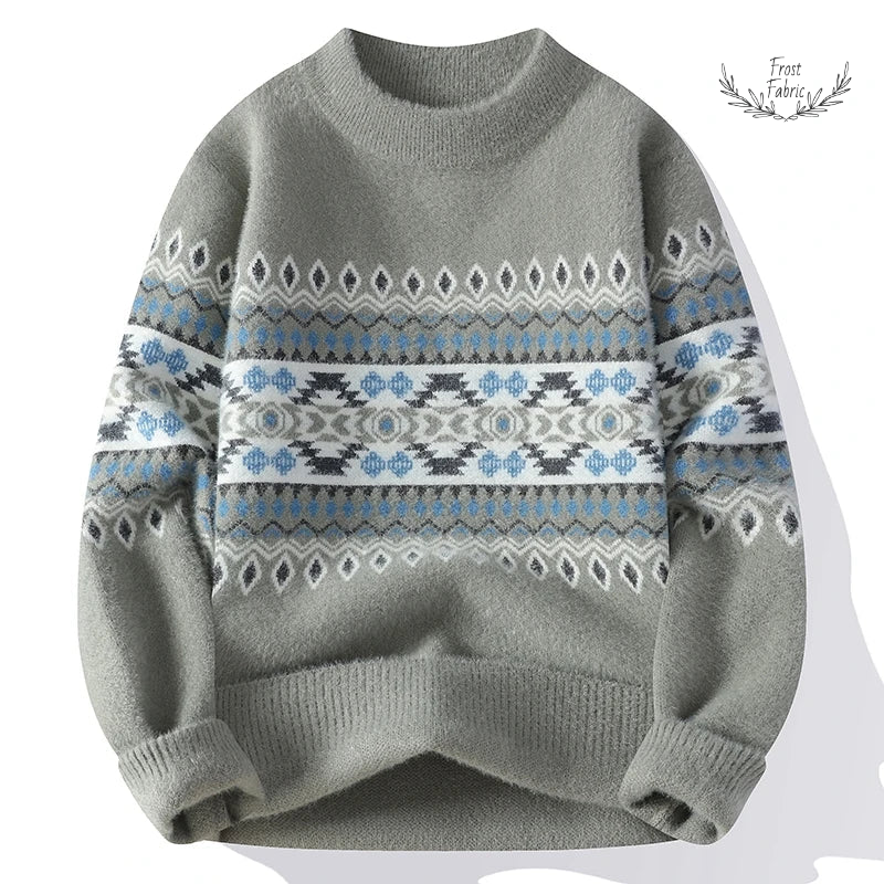 Menizen Warm Knitted Winter Sweater for Men - Soft, Cozy, Stylish