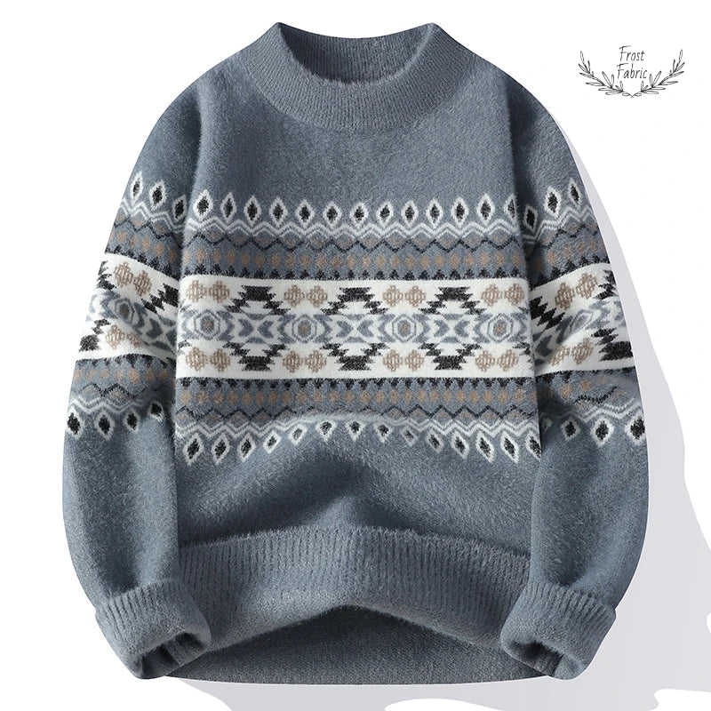 Menizen Warm Knitted Winter Sweater for Men - Soft, Cozy, Stylish