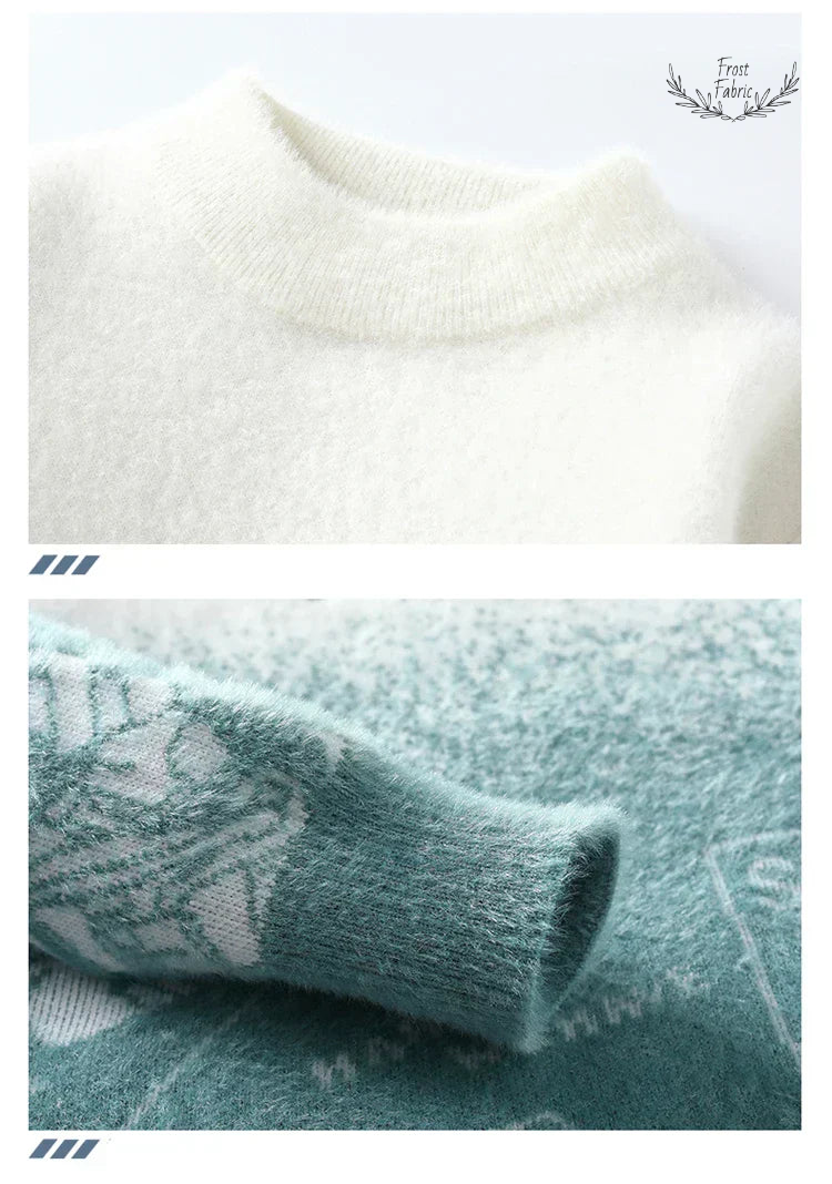 Men's Autumn Fashion Knit Pullover Sweater - Warm Casual Solid Streetwear Sweatshirt