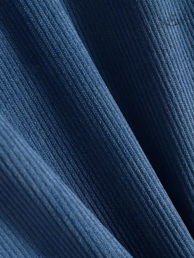 Frost & Fabric Men's Corduroy Textured Hooded Zip Jacket 鈥 Stylish All-Season Outerwear