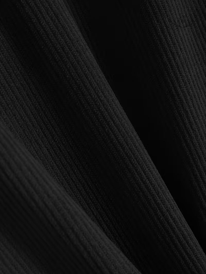 Frost & Fabric Men's Corduroy Textured Hooded Zip Jacket 鈥 Stylish All-Season Outerwear