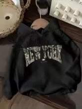 Men's Cozy Street Style Heart Print Pullover Hoodie - Loose Fit Sweatshirt