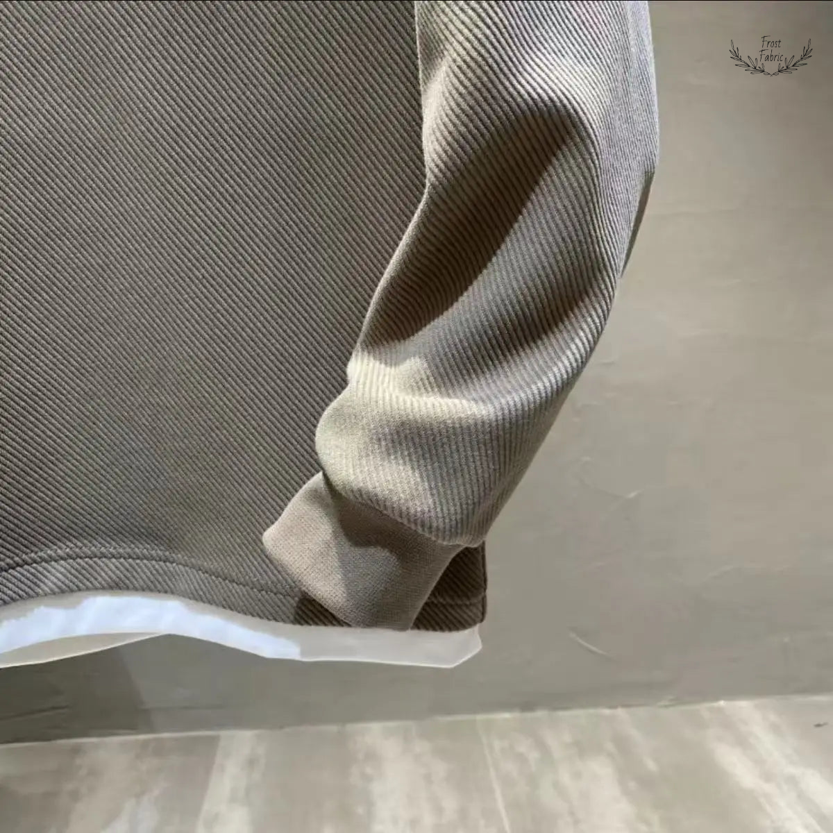 Men's Korean Fashion Fake Two-Piece Pullover Hoodie - Loose Fit Plus Size