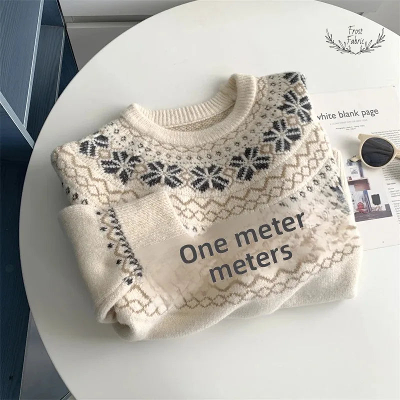 Men's Oversized Cloud Shoulder Knitted Pullover Sweater - Vintage Korean Style Comfort