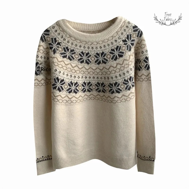 Men's Oversized Cloud Shoulder Knitted Pullover Sweater - Vintage Korean Style Comfort