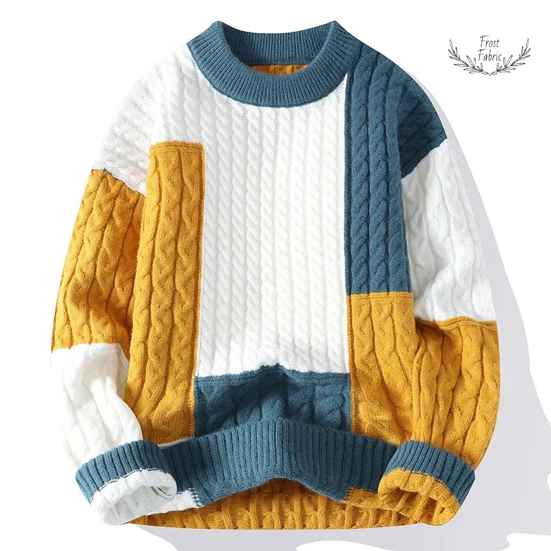 Men's Premium Knit Cozy Warm Sweater for Stylish Winter Comfort