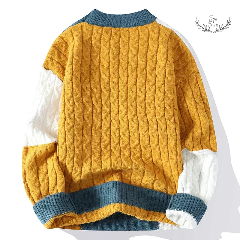 Men's Premium Knit Cozy Warm Sweater for Stylish Winter Comfort