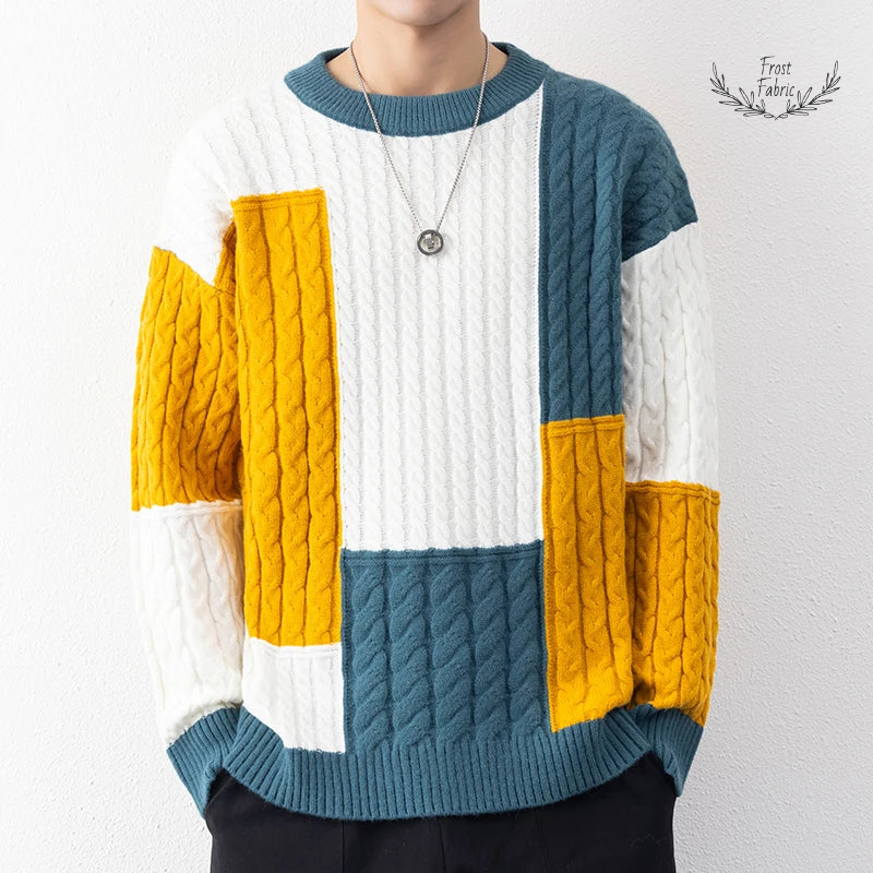 Men's Premium Knit Cozy Warm Sweater for Stylish Winter Comfort