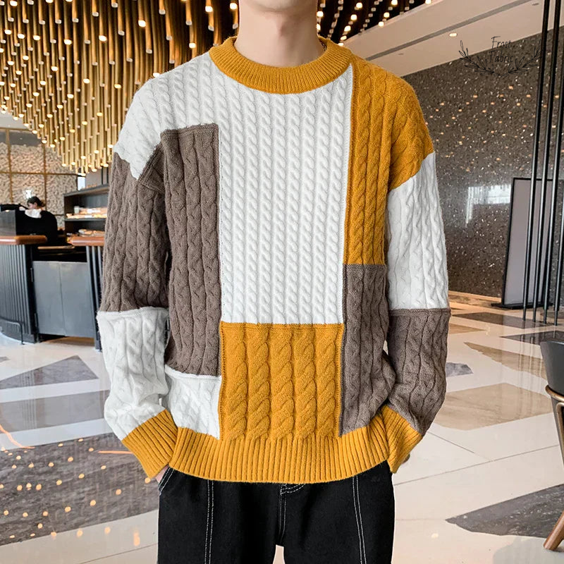 Men's Premium Knit Cozy Warm Sweater for Stylish Winter Comfort