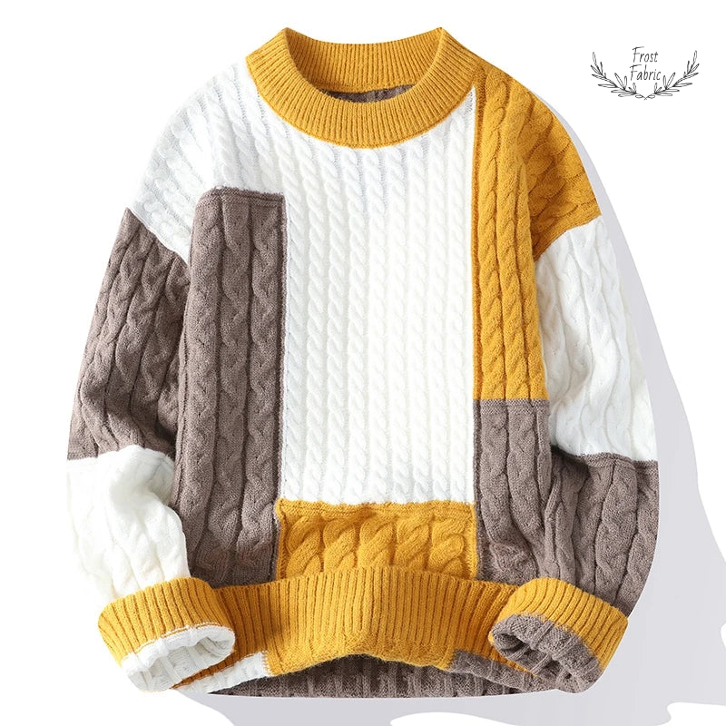 Men's Premium Knit Cozy Warm Sweater for Stylish Winter Comfort