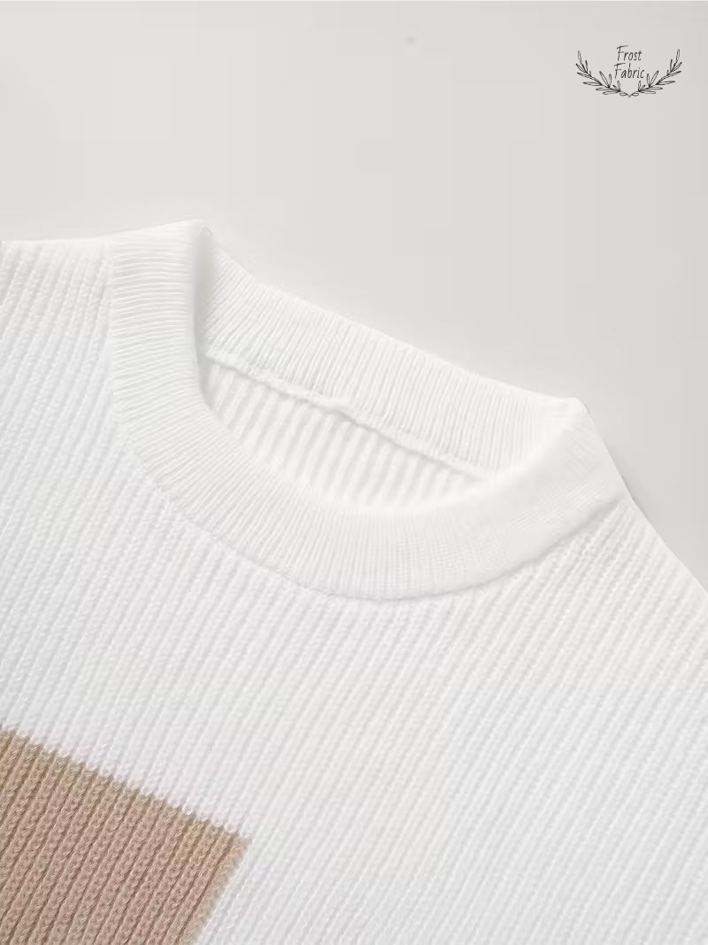 Frost & Fabric Men's Premium Knit Pullover Sweater: Warmth, Style, Comfort, Everyday Elegance