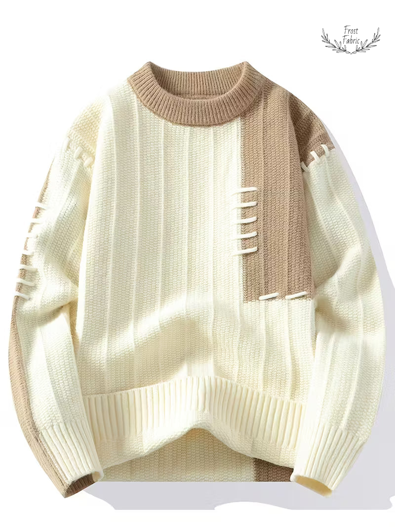 Men's Premium Knit Winter Pullover Sweater - Warm, Stylish, Comfortable, Modern Design