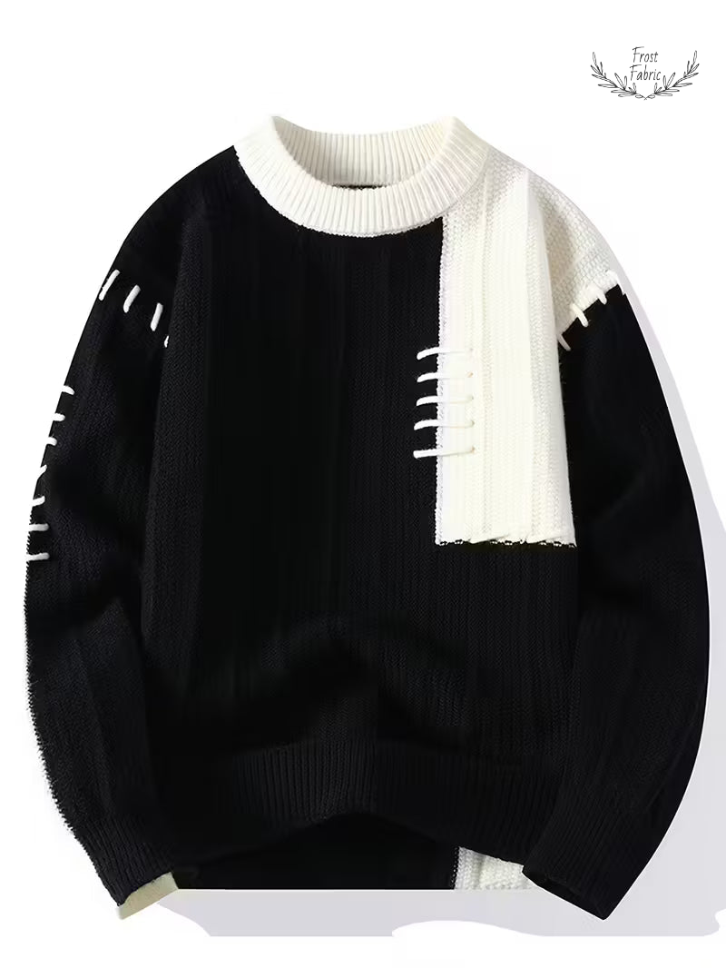 Men's Premium Knit Winter Pullover Sweater - Warm, Stylish, Comfortable, Modern Design