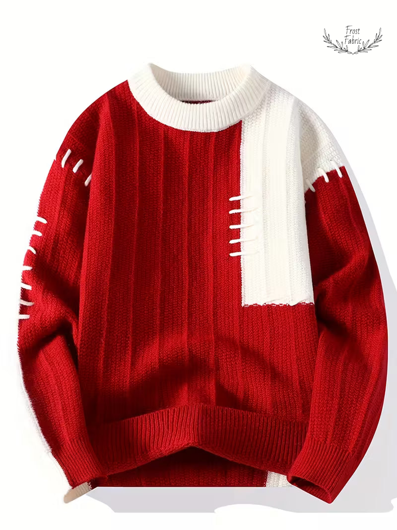 Men's Premium Knit Winter Pullover Sweater - Warm, Stylish, Comfortable, Modern Design