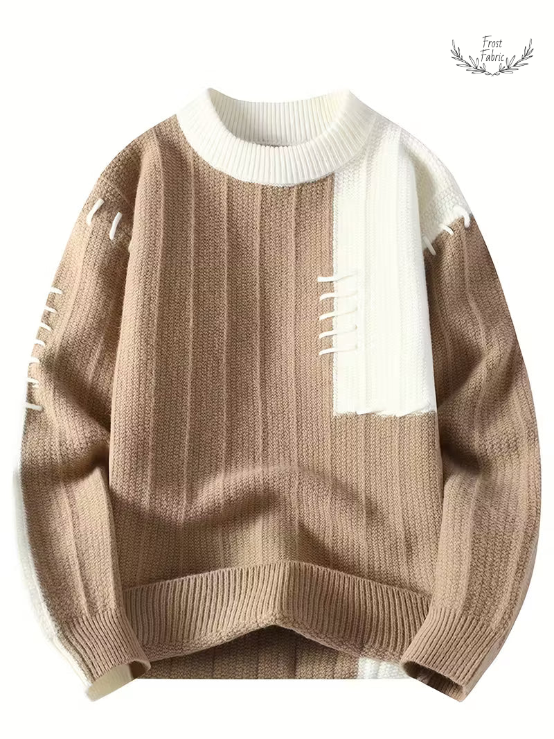 Men's Premium Knit Winter Pullover Sweater - Warm, Stylish, Comfortable, Modern Design