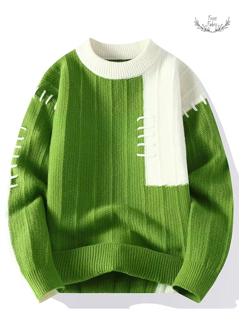 Men's Premium Knit Winter Pullover Sweater - Warm, Stylish, Comfortable, Modern Design