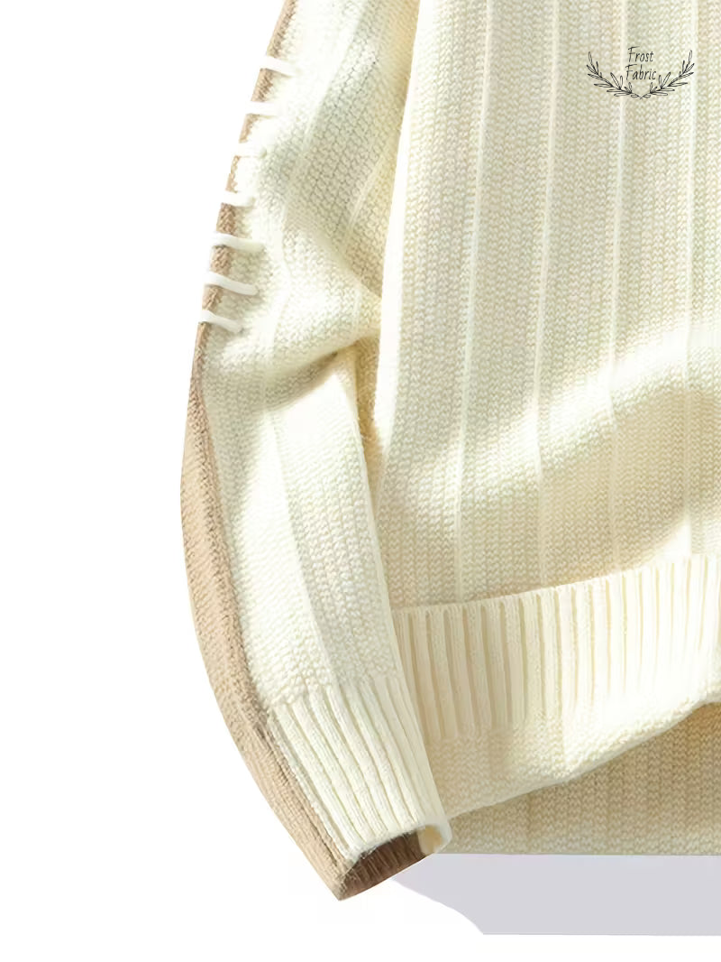 Men's Premium Knit Winter Pullover Sweater - Warm, Stylish, Comfortable, Modern Design