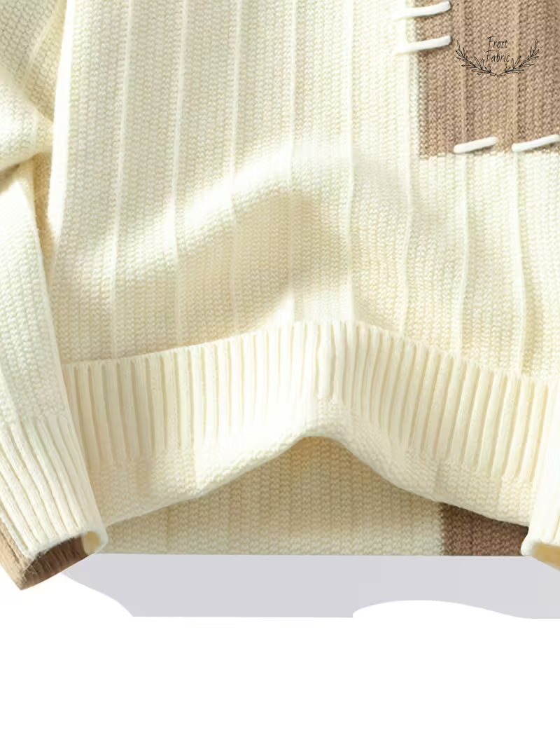 Men's Premium Knit Winter Pullover Sweater - Warm, Stylish, Comfortable, Modern Design