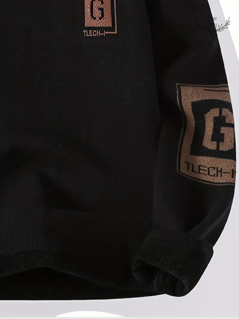 Men's Ultra-Soft Fleece-Lined Crewneck Sweatshirt | Warm Cotton Blend Pullover