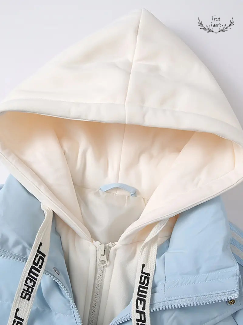 Men's Warm Layered Hooded Winter Puffer Jacket - Streetwear Thermal Coat