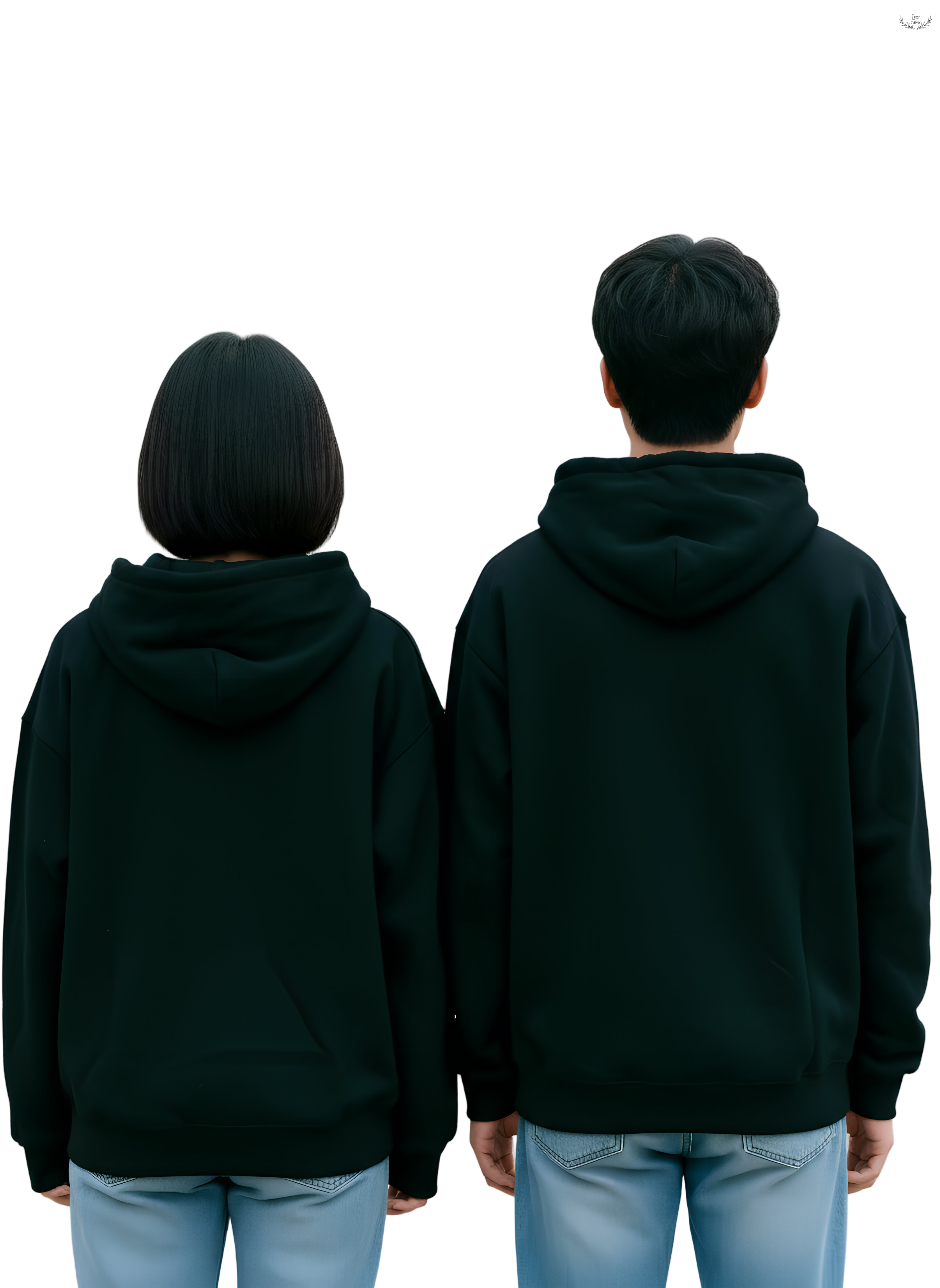 Oversized Couple Hoodie: Heavyweight Cotton Fleece, Low Battery & Charger Design