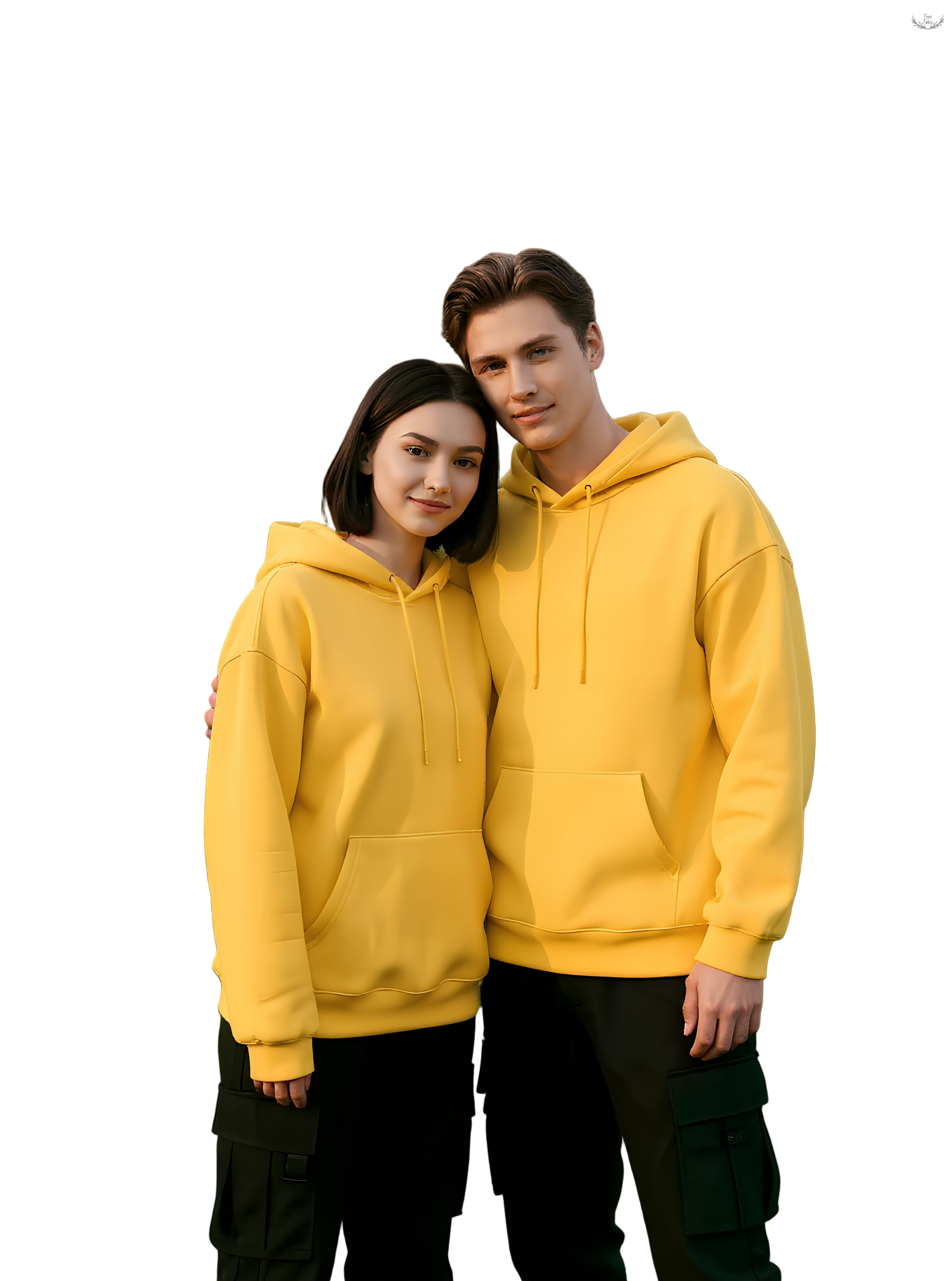 Plush Heavyweight Oversized Couple Hoodie: Warm Cotton Fleece for Winter Comfort