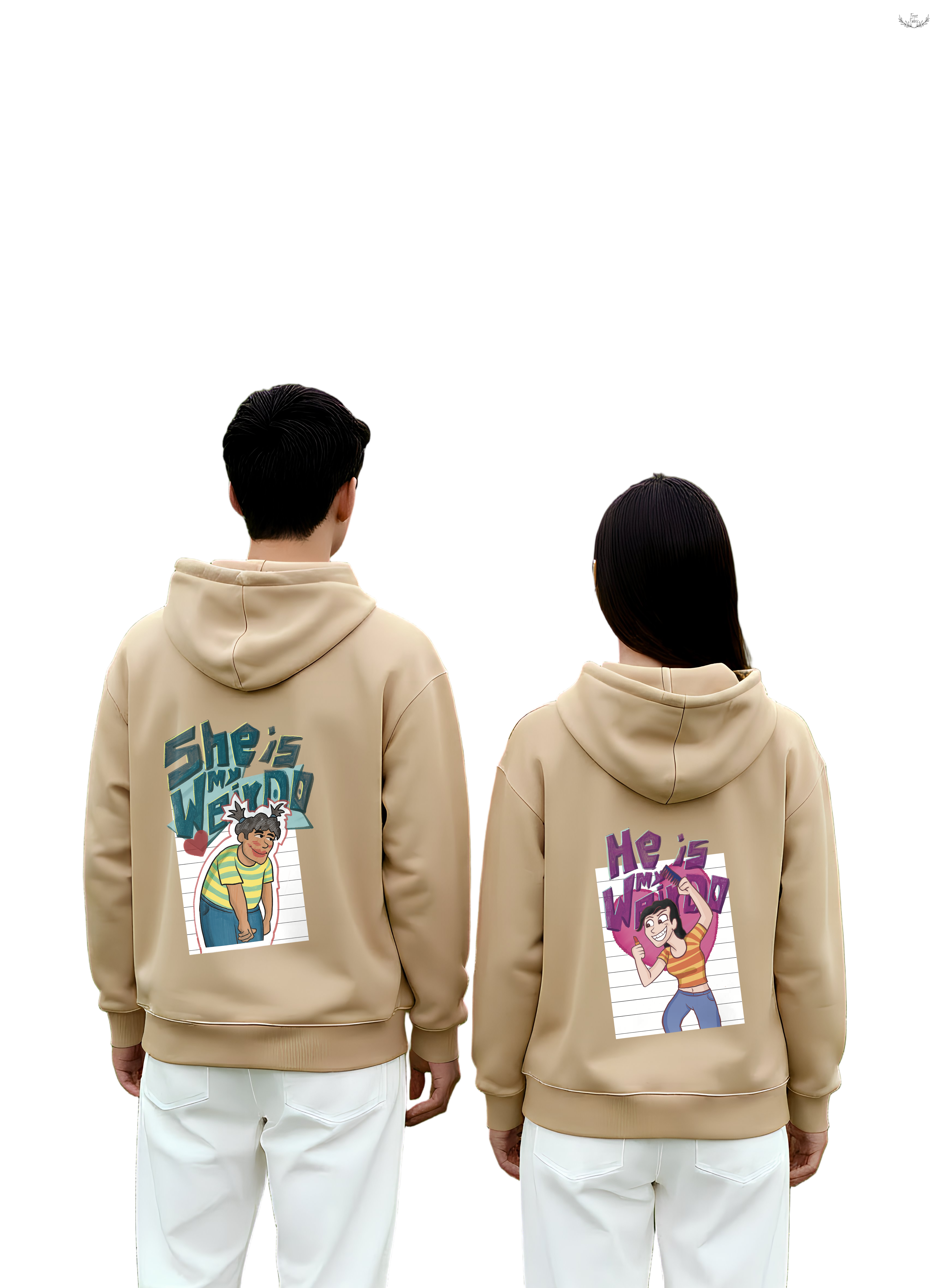 Plush Heavyweight Oversized Couple Hoodie: Warm Cotton Fleece for Winter Comfort