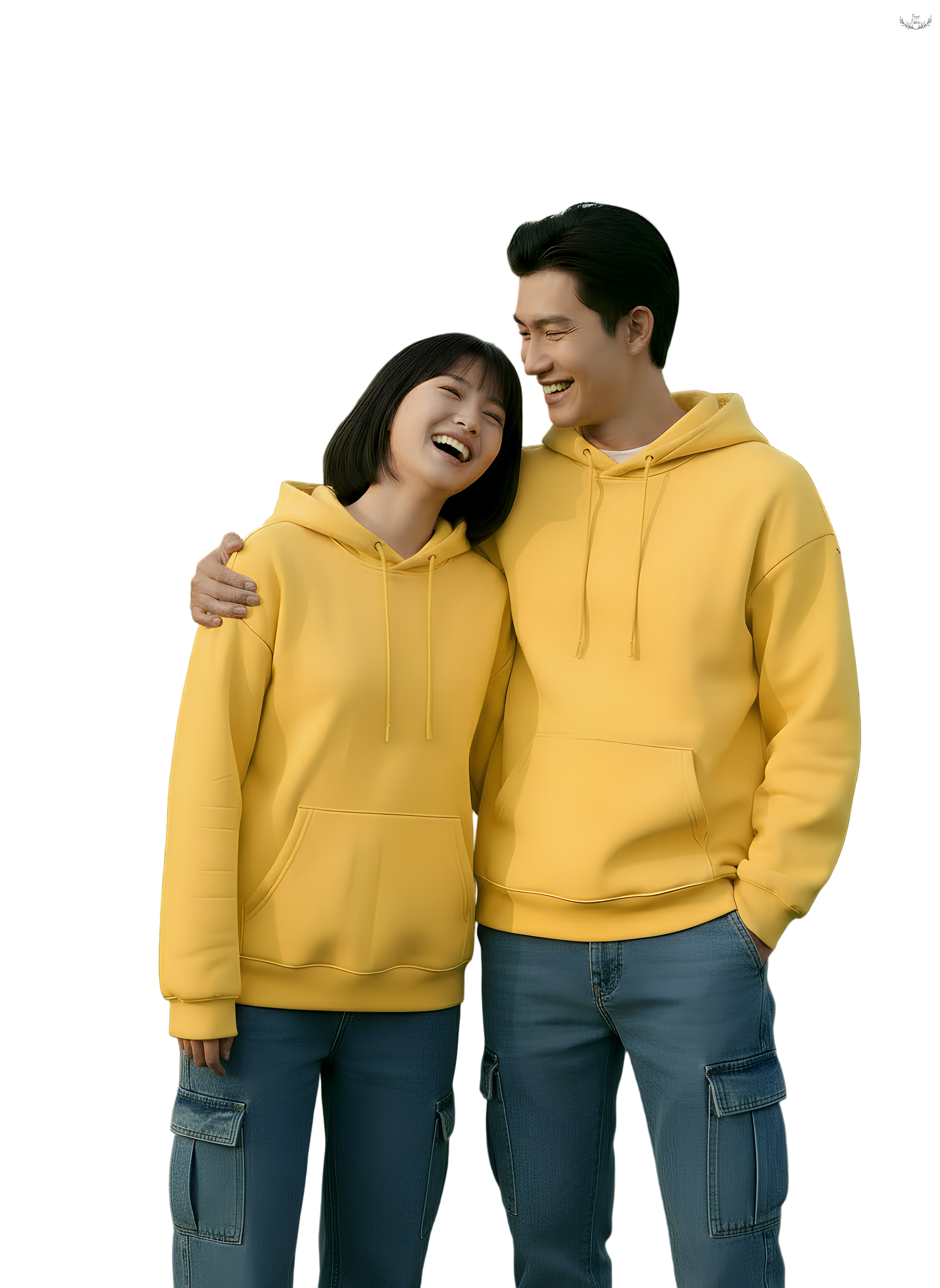 Premium Heavyweight Oversized Couple Hoodie: 'Boss & Real Boss' Matching Fleece