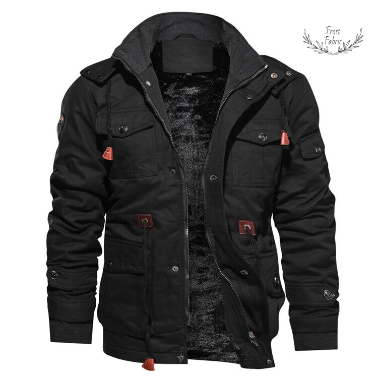 Premium Winter Tactical Jacket: Thick Fleece-Lined, Windproof, Durable, Outdoor Coat