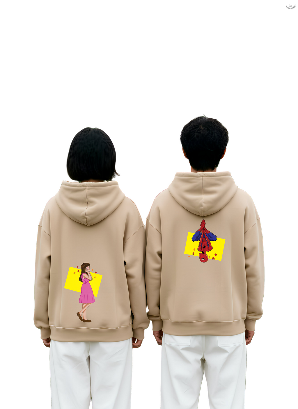 Spiderman Jane Cozy Oversized Couple Hoodie - Heavyweight Cotton Fleece