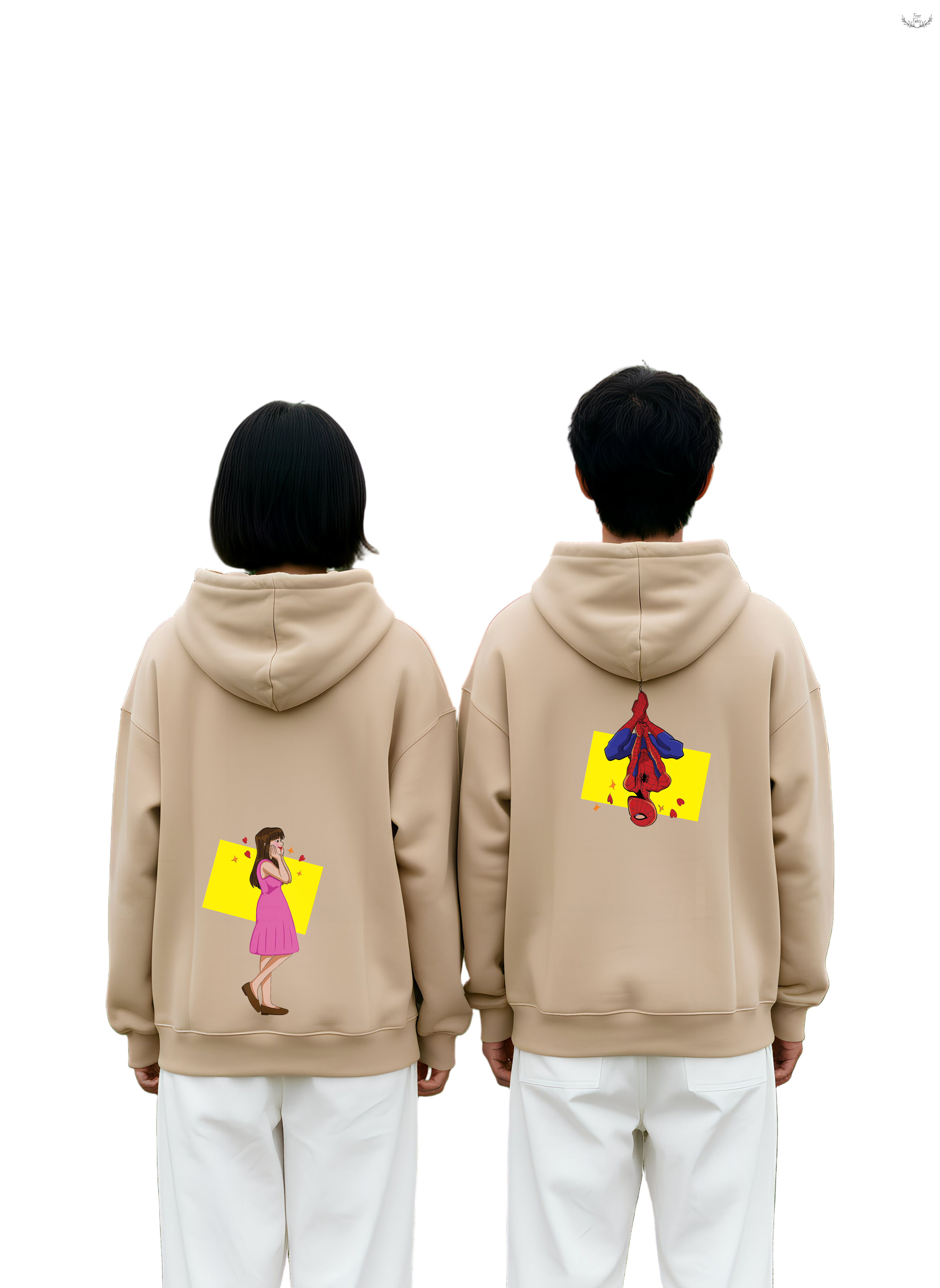 Spiderman Jane Cozy Oversized Couple Hoodie - Heavyweight Cotton Fleece