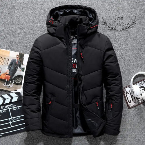 Warm Insulated Hooded Puffer Jacket - Lightweight, Wind-Resistant, Everyday Winter Wear